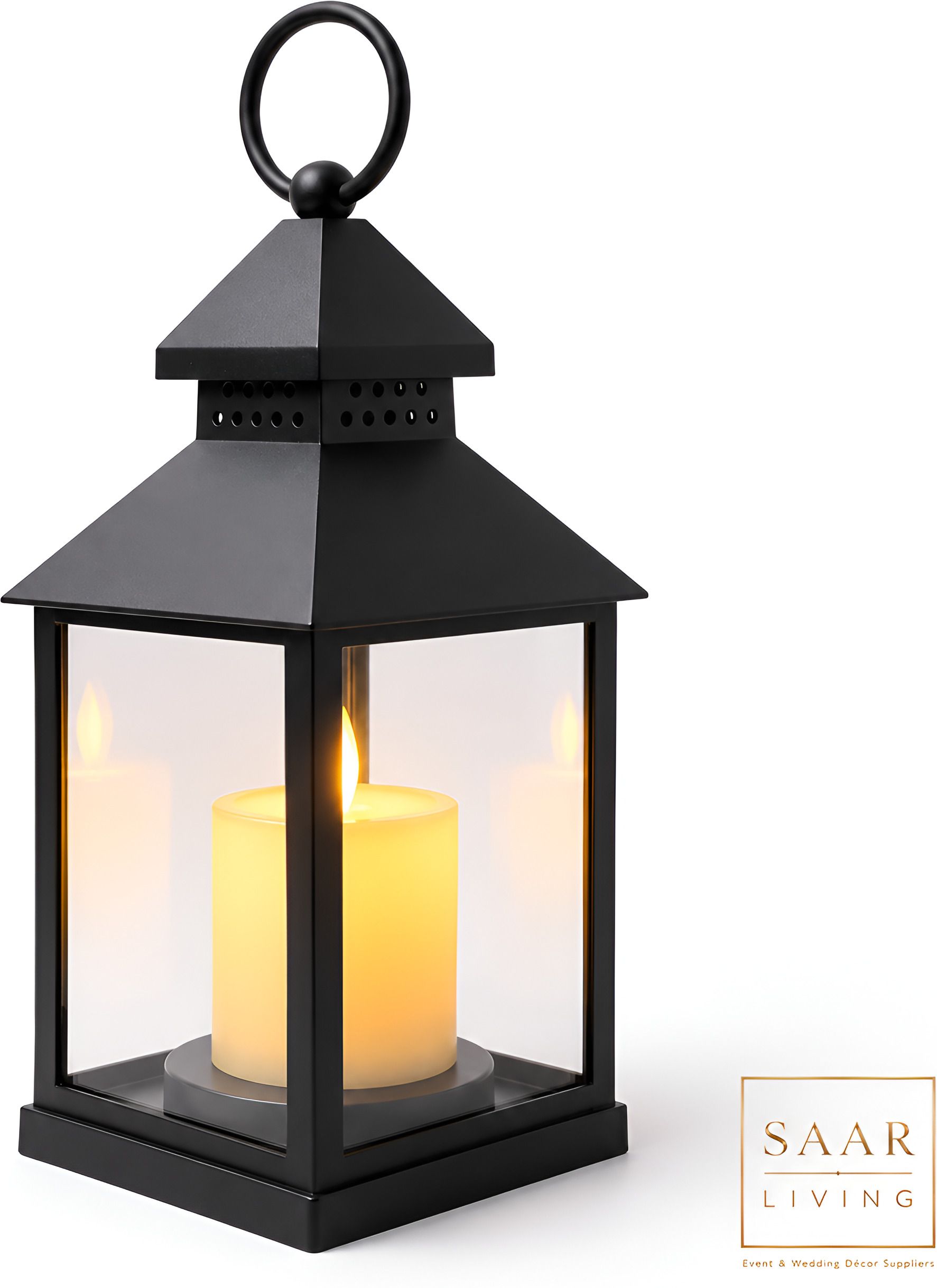 Black Plastic Hanging Lantern-image-28