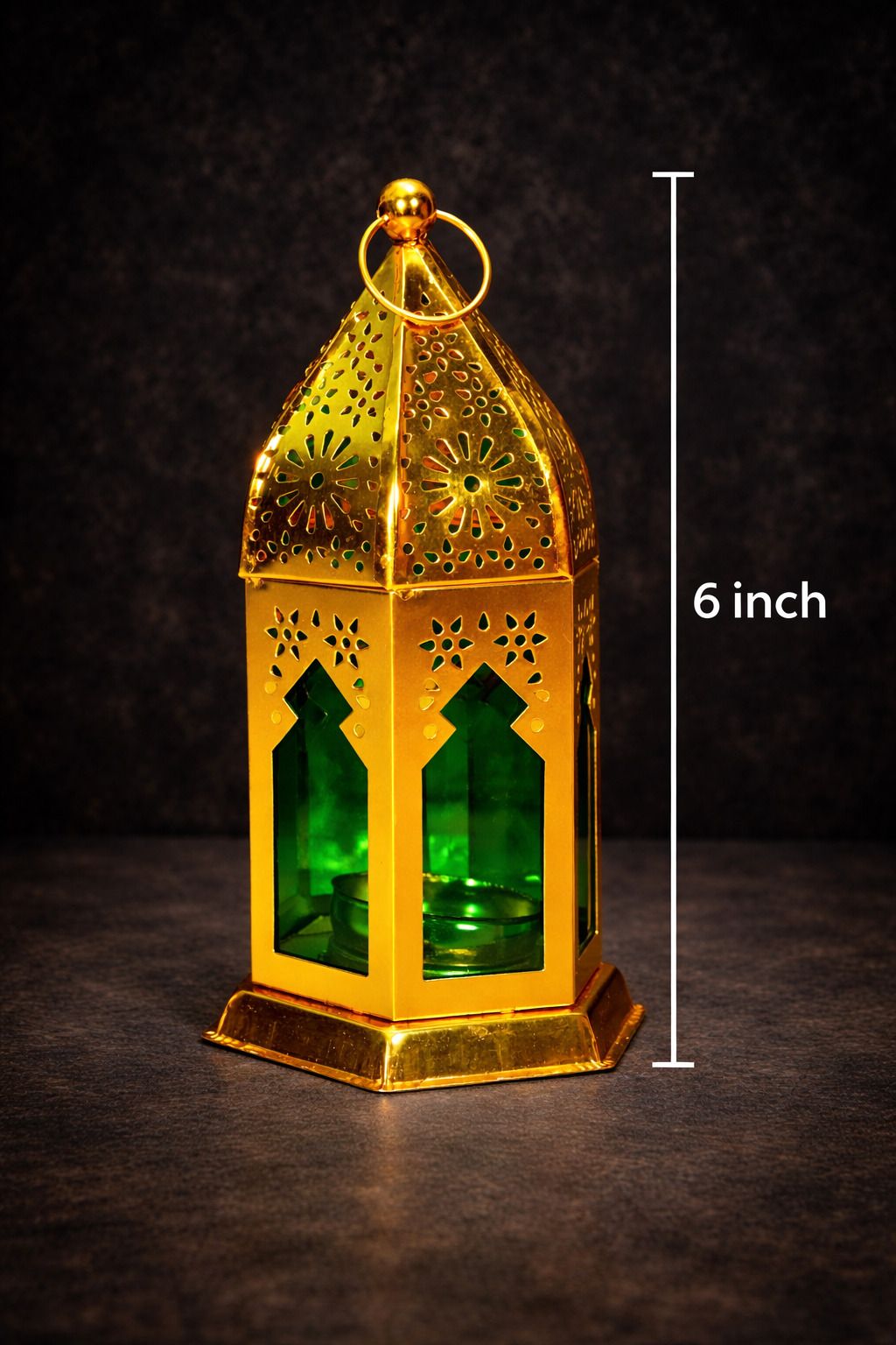 Special lantern Gold Aluminium Hanging Lantern