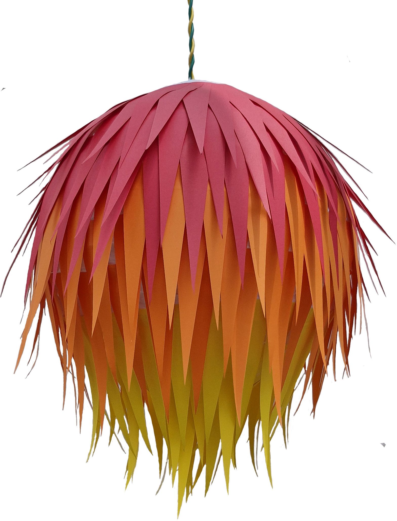 Designers Collection Paper Lanterns Orange, Red, Yellow Paper Hanging Lantern-image-6