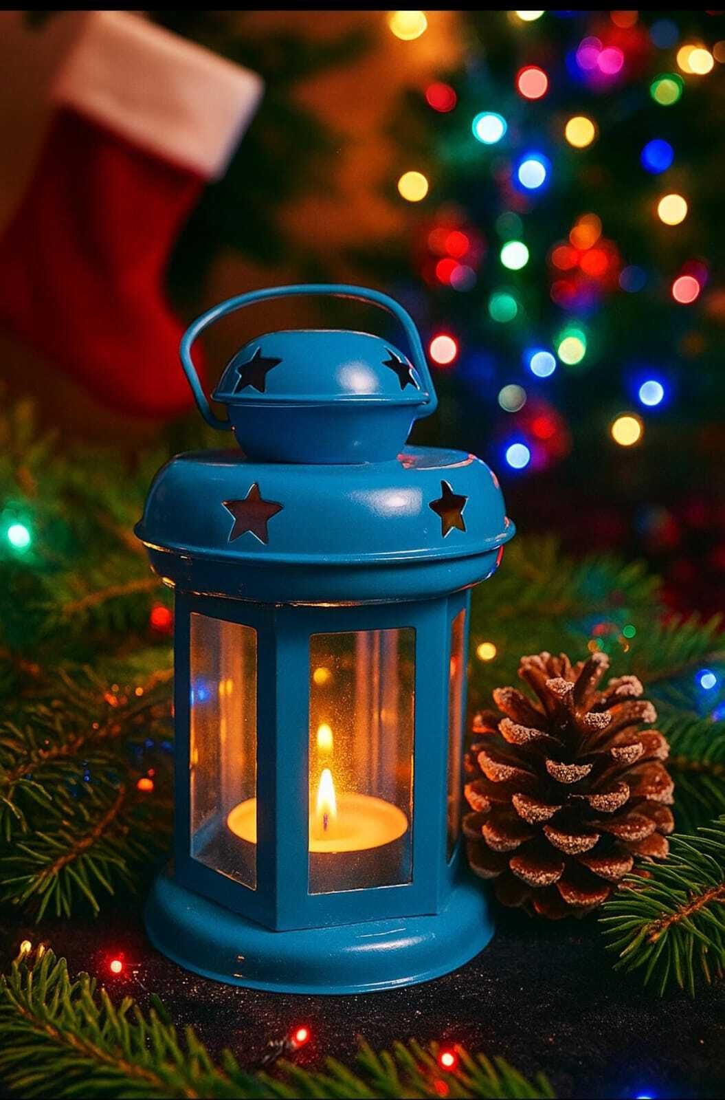 maist Blue Iron Hanging Lantern-picture-36