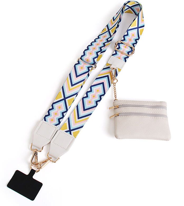 IshanyaLiving Adjustable Mobile Strap with Wallet/Phone Lanyard/Mobile/Guitar/Handbag Belt Strap-picture-23