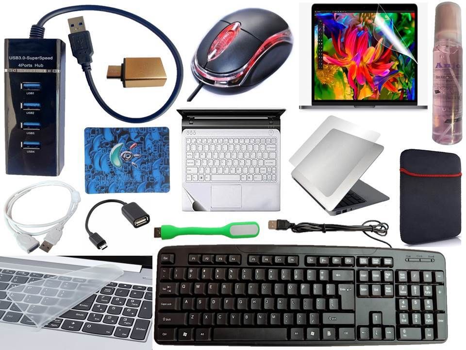 ANJO WiredKeyboard&Mouse-Pad-Hub3-Cleanr-OTGCM-Ext-LED-Skin-15.6iScrn&KeyGuard&Sleeve Combo Set-picture-25