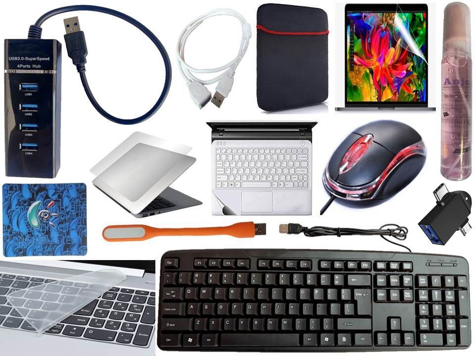 ANJO Keyboard&Mouse-Pad-Hub3.0-Cleaner-2in1OTG-Ext-LED-Skin-14.6iScrn&KeyGuard&Sleeve Combo Set-picture-26