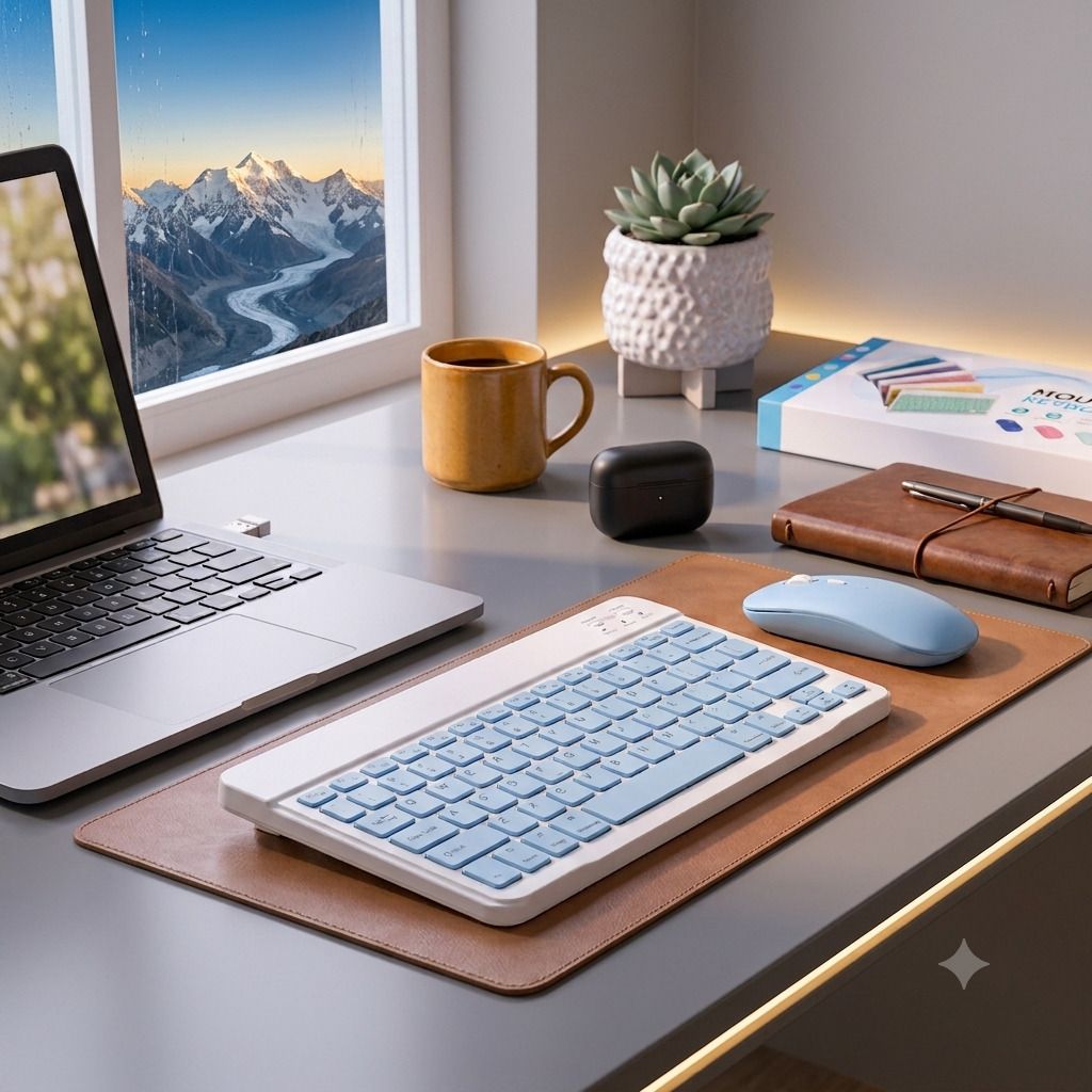 SATNAM Portable Bluetooth Keyboard and Mouse Combo | Gaming Combo Set-picture-19