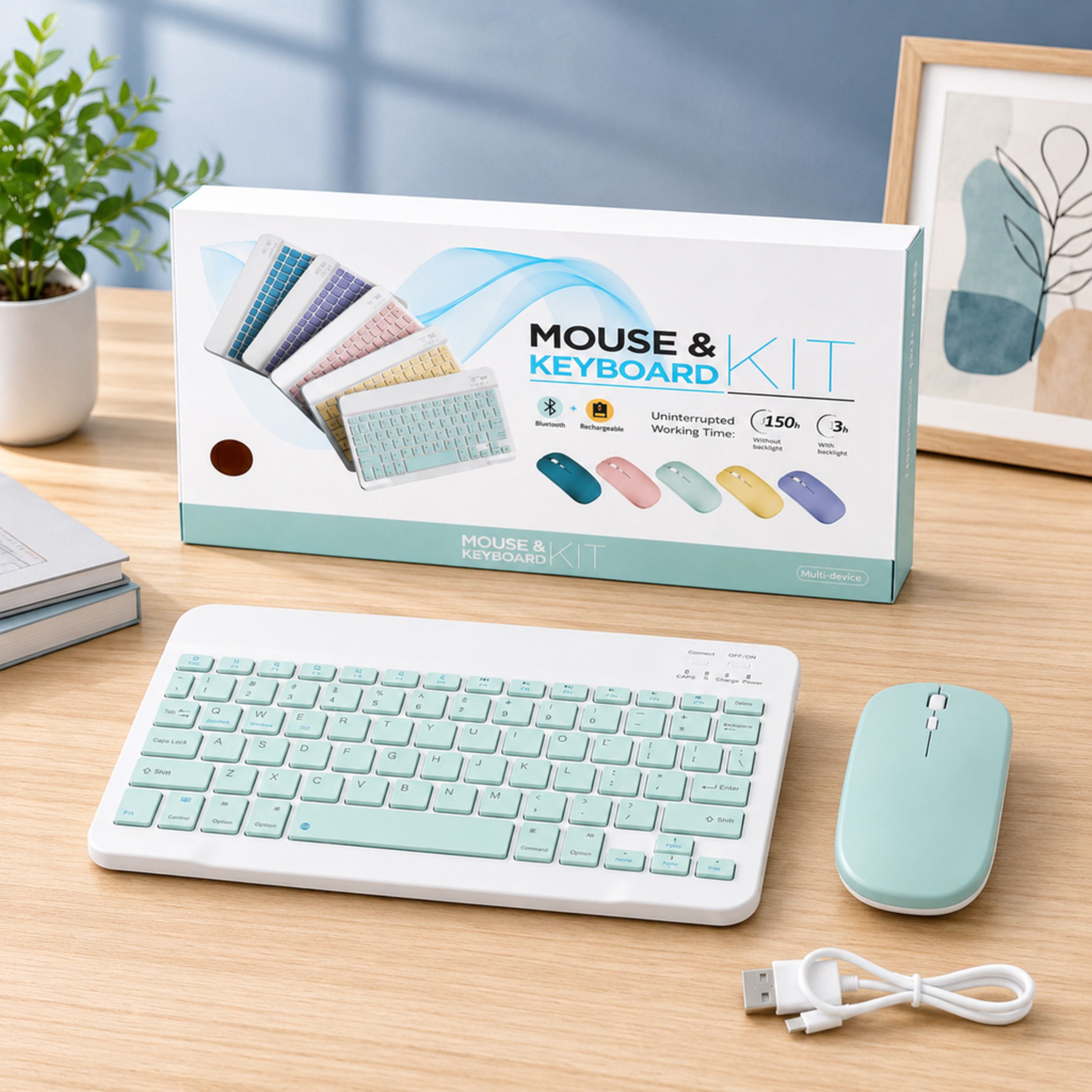 SATNAM Bluetooth Keyboard Mouse Combo | Energy Saving Combo Set-picture-27
