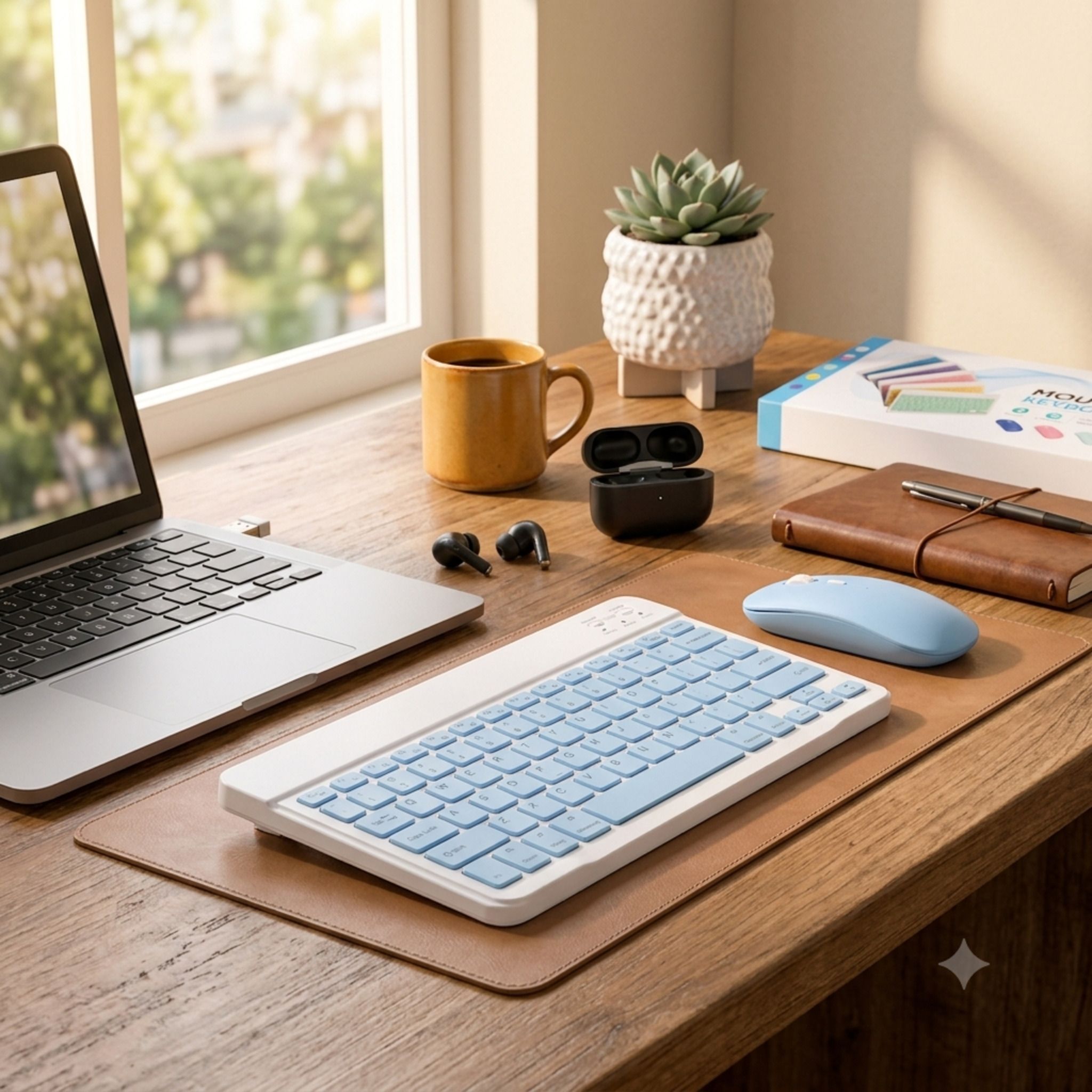 SATNAM Ultra Slim Keyboard and Mouse Kit | Home Office Combo Set-picture-36