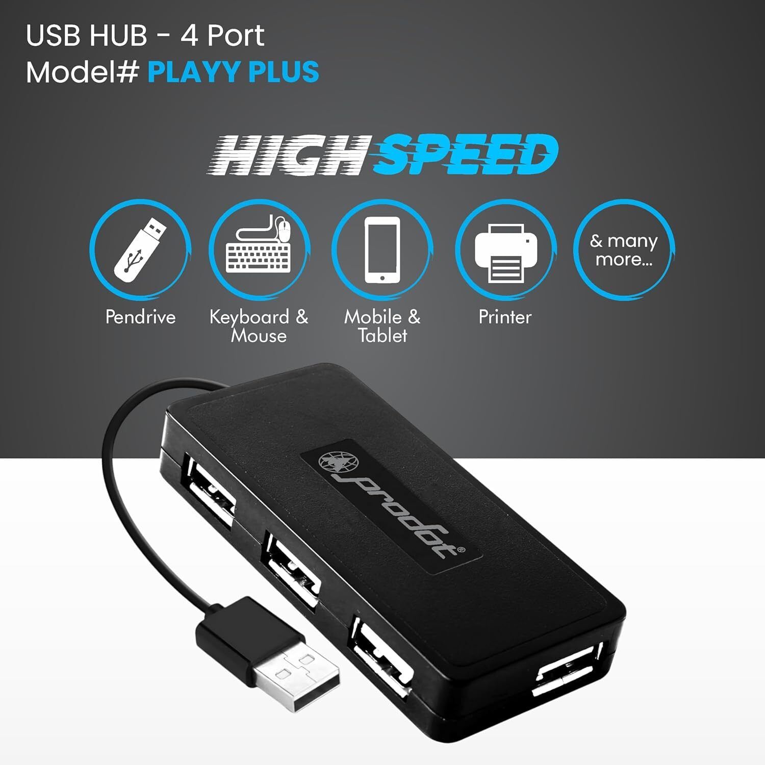 PRODOT PLAYY PLUS PLAY PLUS 4.0 USB Hub-image-37