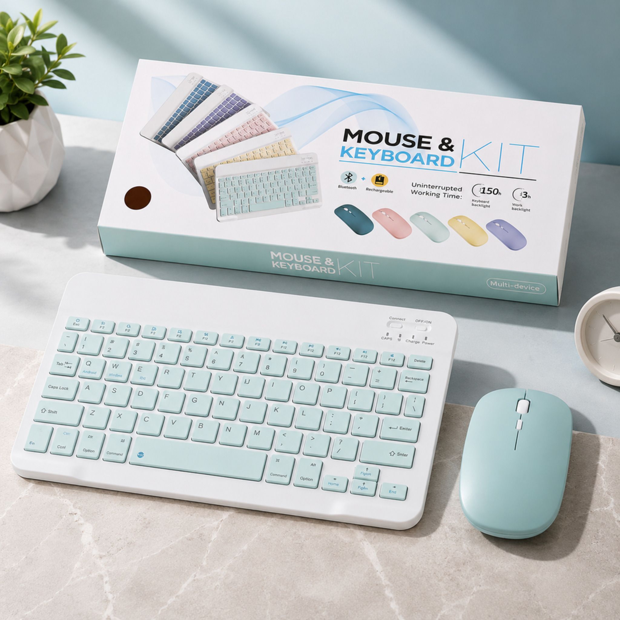 SATNAM Rechargeable Keyboard and Mouse Combo | Home Office Combo Set-picture-11