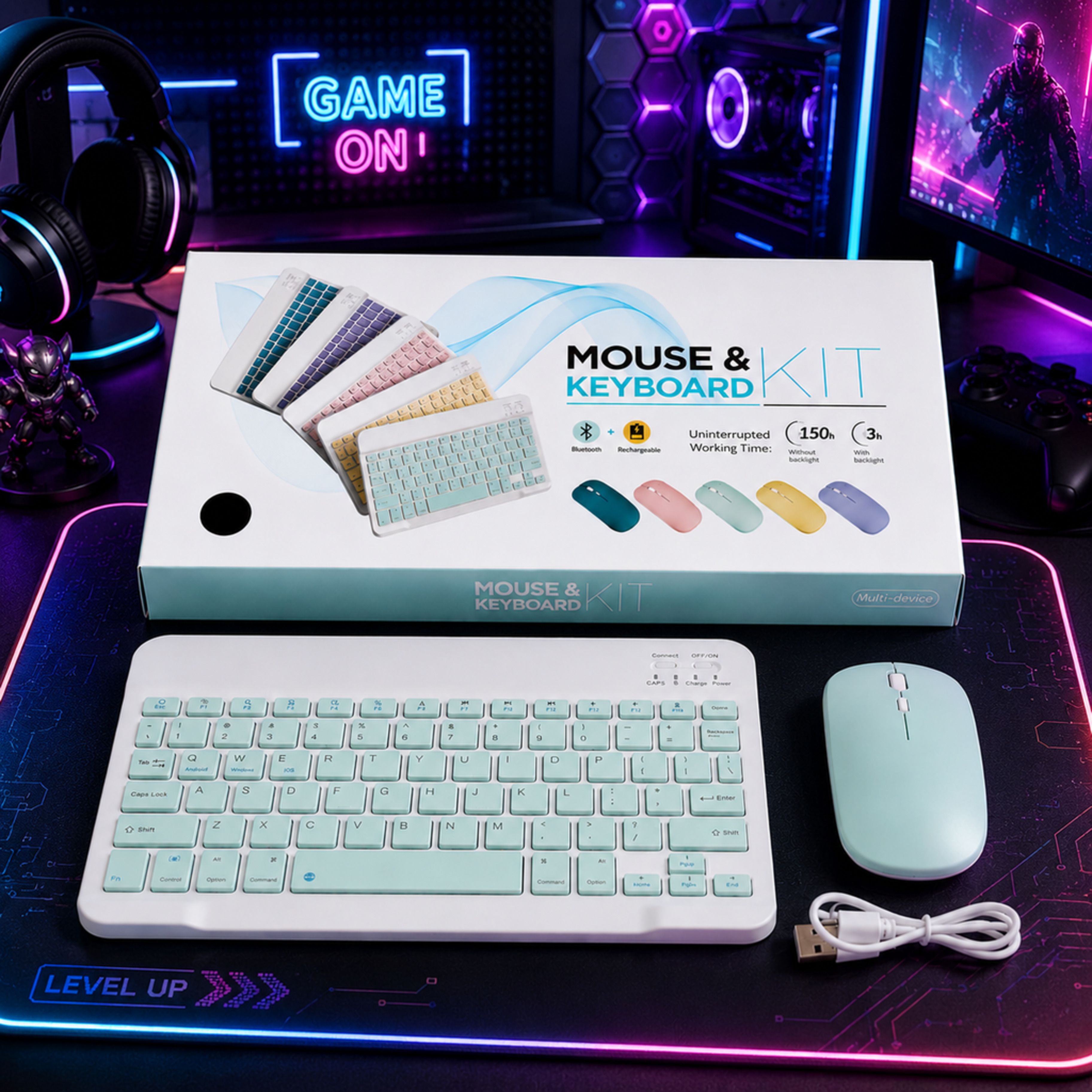 SATNAM Wireless Keyboard and Mouse Combo | Optical Mouse Combo Set-picture-25