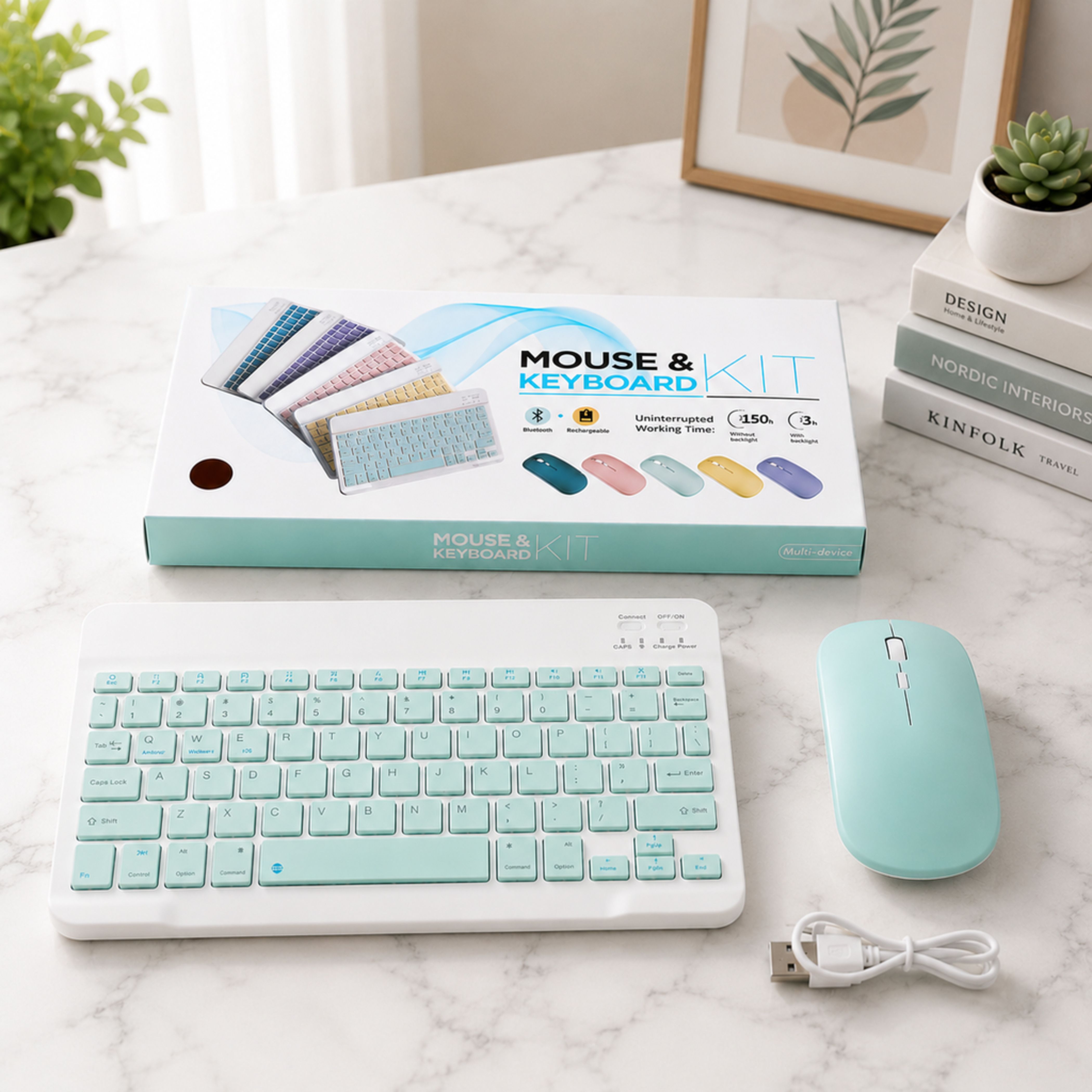 SATNAM Wireless Keyboard Mouse Combo| Compact Ergonomic Design Combo Set-picture-33