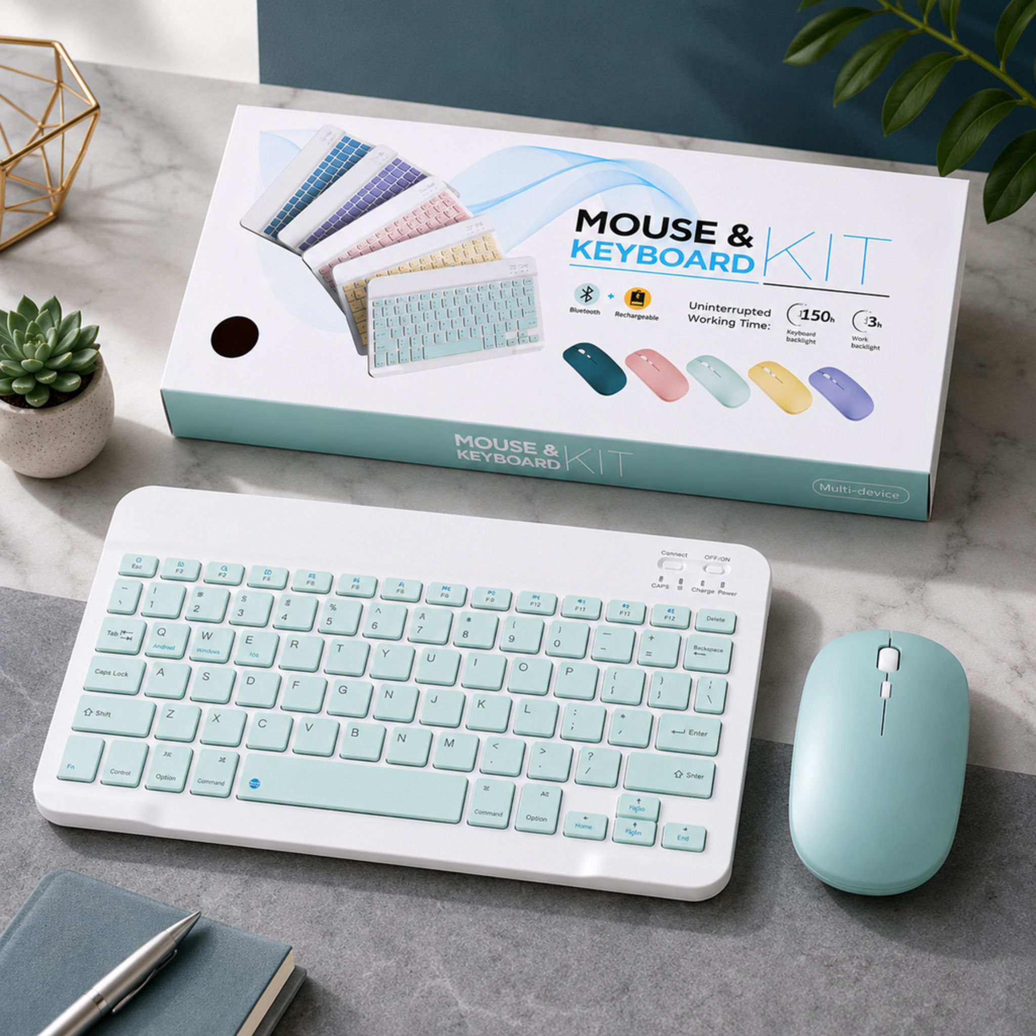 SATNAM Rechargeable Keyboard and Mouse Combo | Energy Saving Combo Set-picture-10