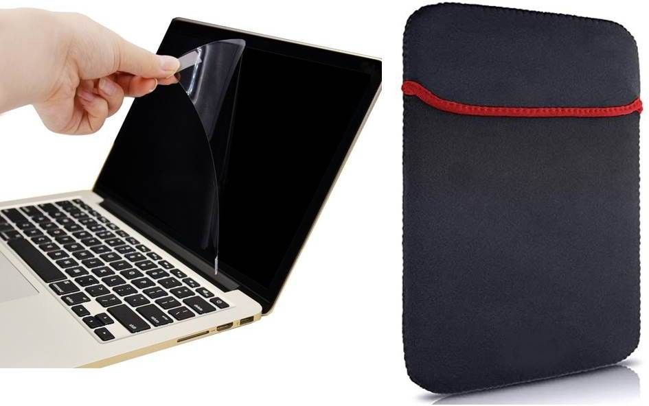 ANJO 2 in 1 Combo 15.6 Inch Laptop Screen Protector & Laptop Sleeve (Transparent). Combo Set-image-8