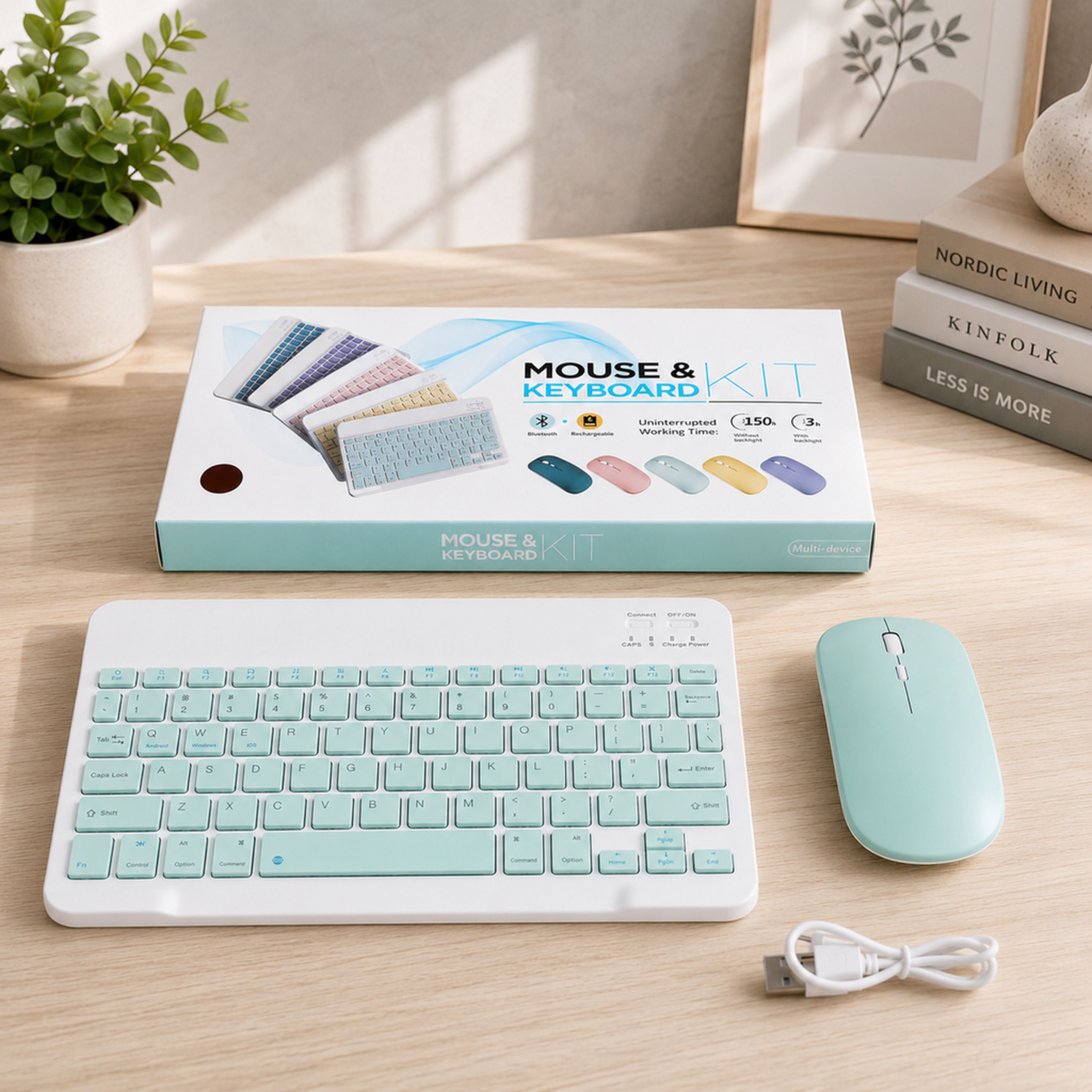 SATNAM Wireless Keyboard and Mouse Kit | Office Use Combo Set-picture-19