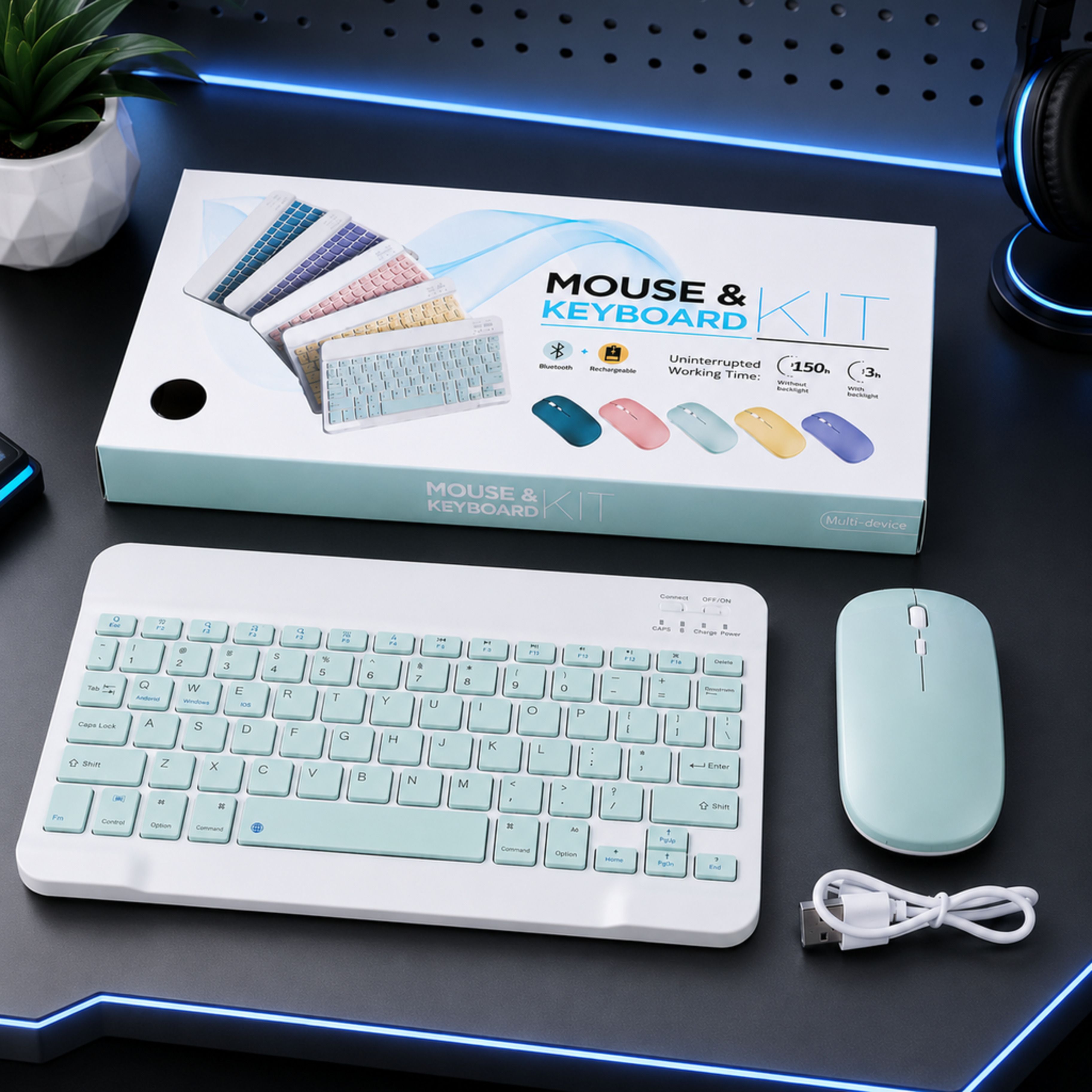 SATNAM Wireless Wireless Keyboard Mouse Set | for PC Combo Set-picture-13