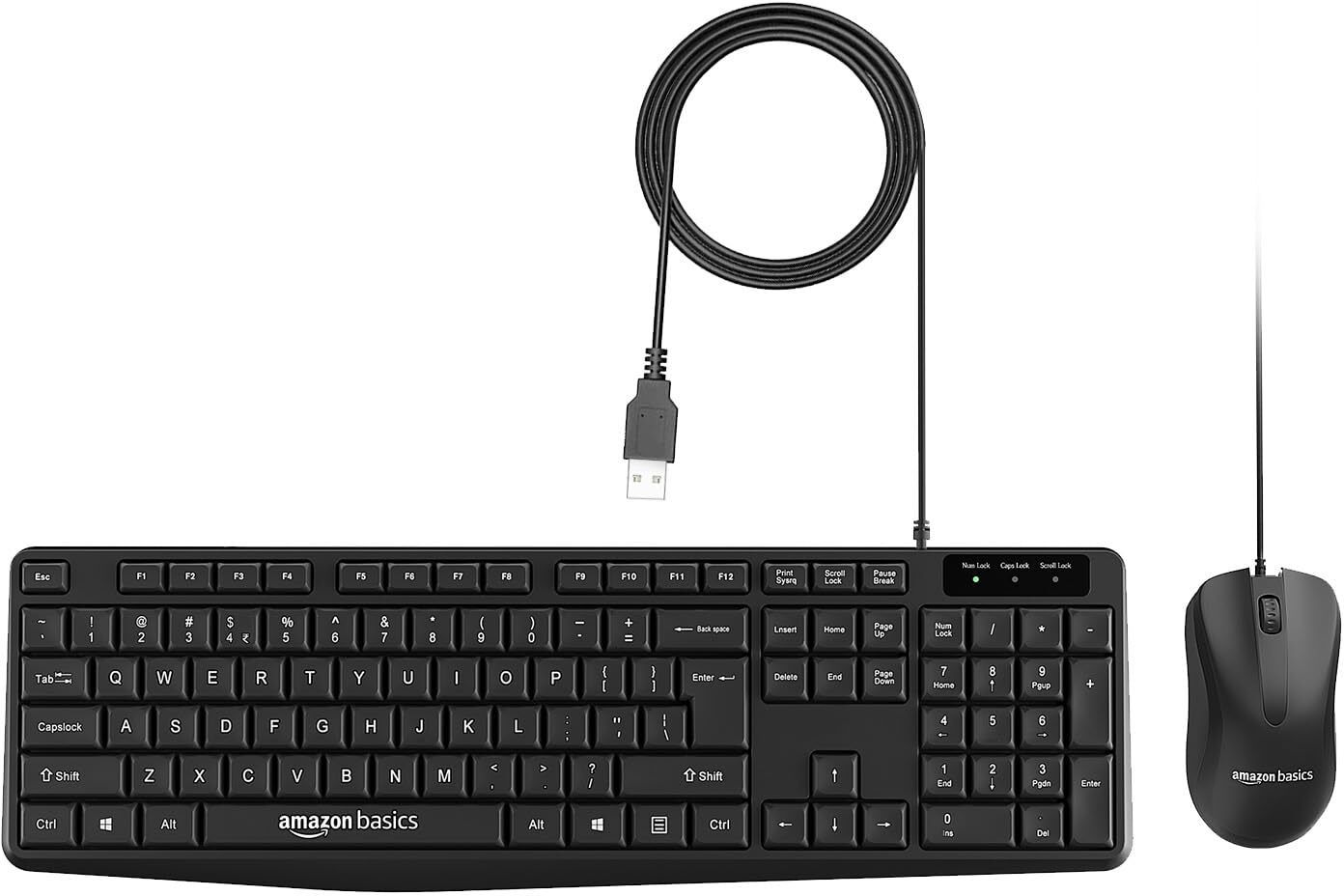 NETLINK Basics Wired Keyboard and Mouse Combo Set-image-36