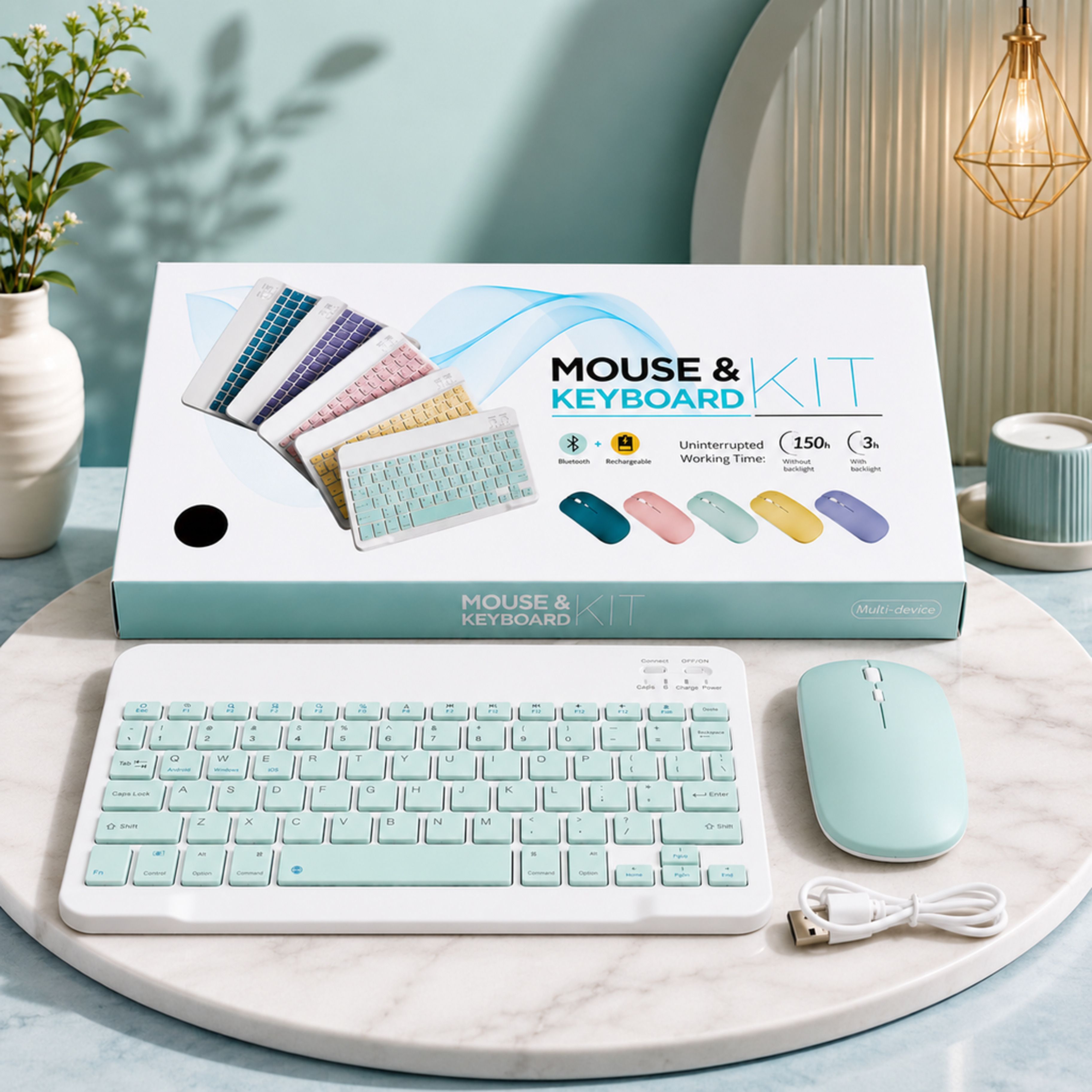 SATNAM Wireless Keyboard and Mouse Combo | Silent Click Combo Set-picture-16