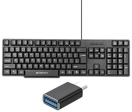 ZEBRONICS Wired Keyboard, C-OTG. (Set of .2.) Combo Set-picture-16