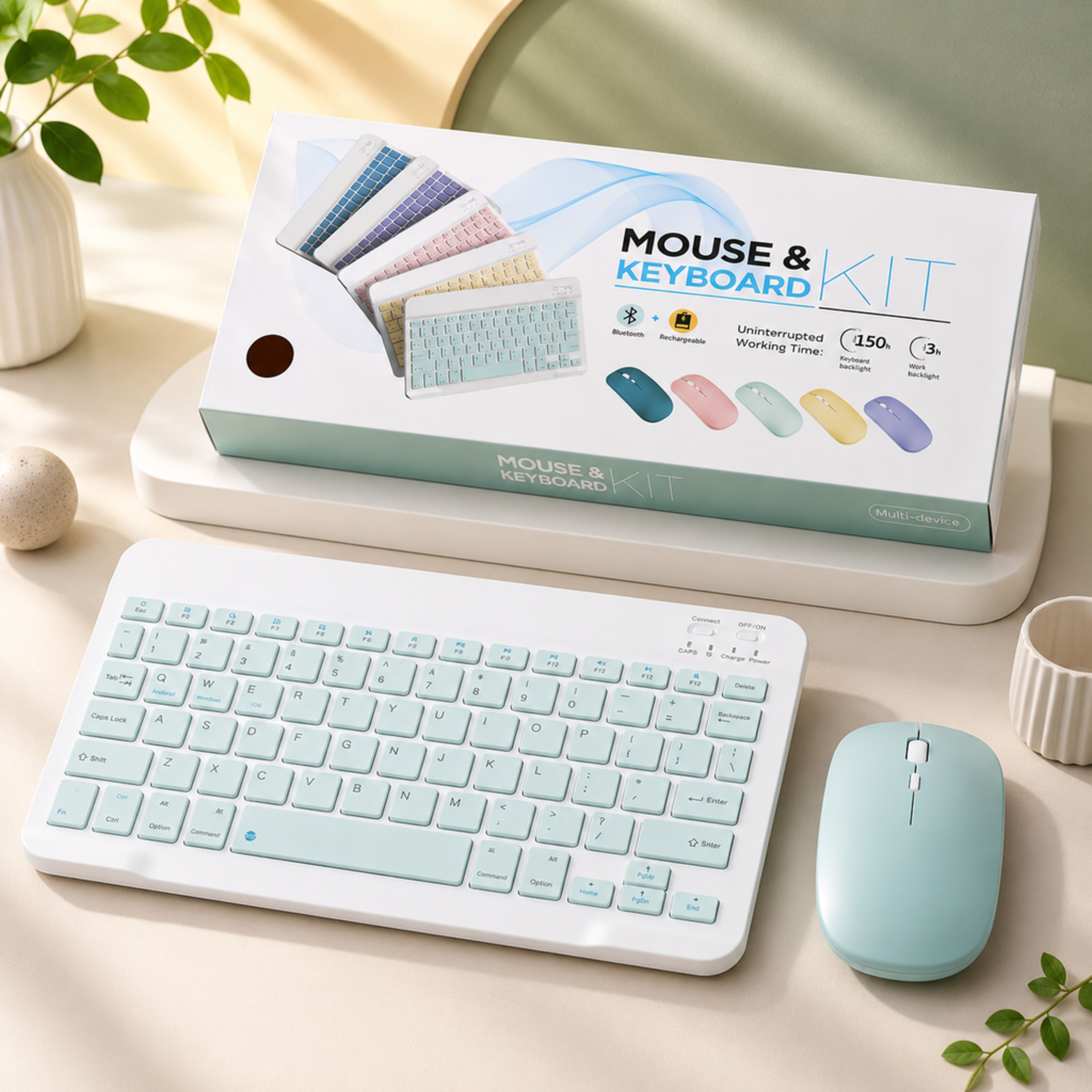 SATNAM Bluetooth Keyboard Mouse Combo| Smart Office Bundle Combo Set-picture-35