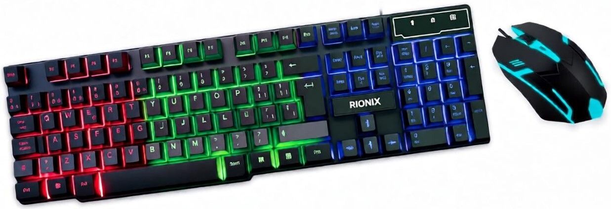 RIONIX Gaming Keyboard and Mouse LED Backlit Gaming Keyboard High DPI Gaming Mouse Combo Set-picture-12