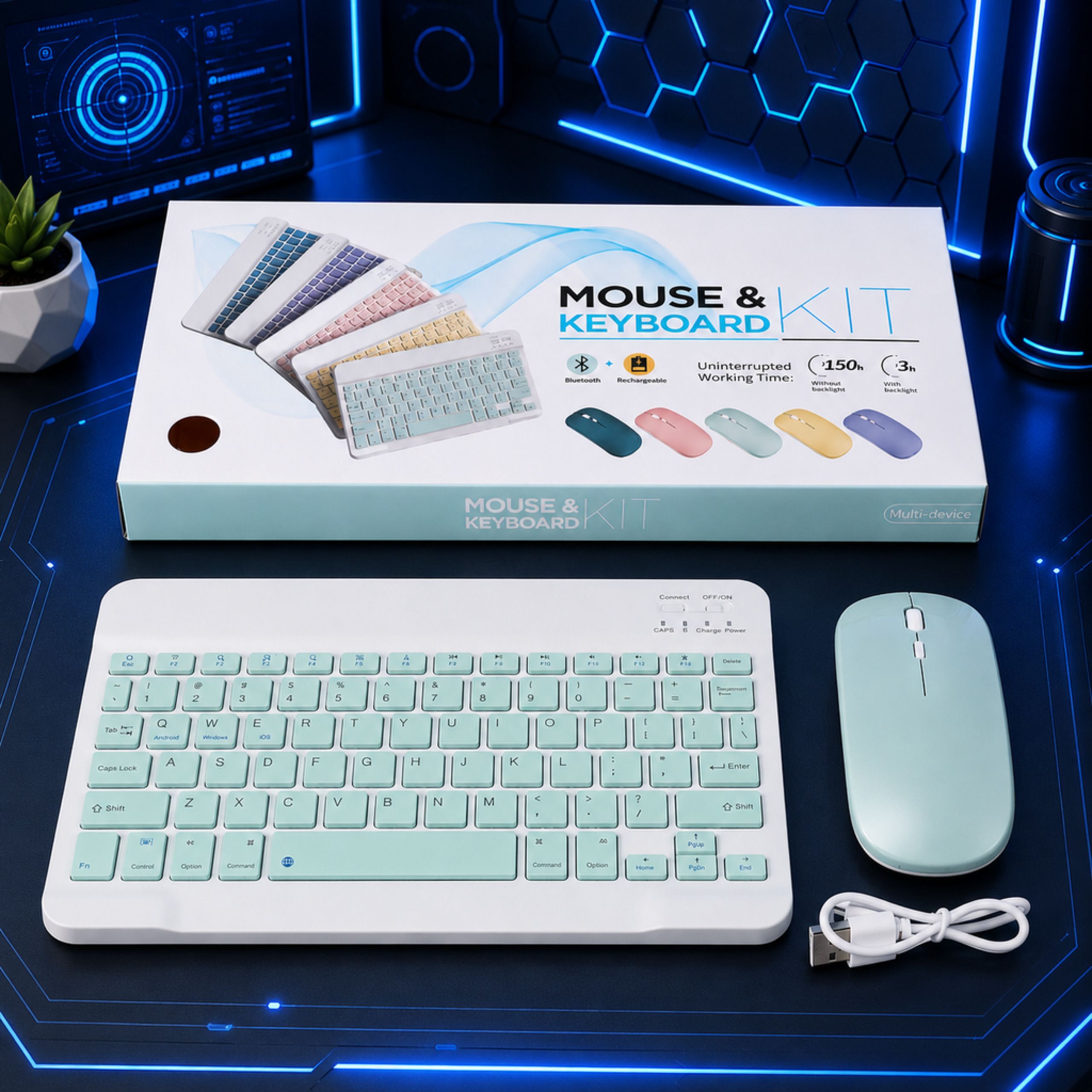 SATNAM Ultra Slim Keyboard and Mouse Combo | for PC Combo Set-picture-20