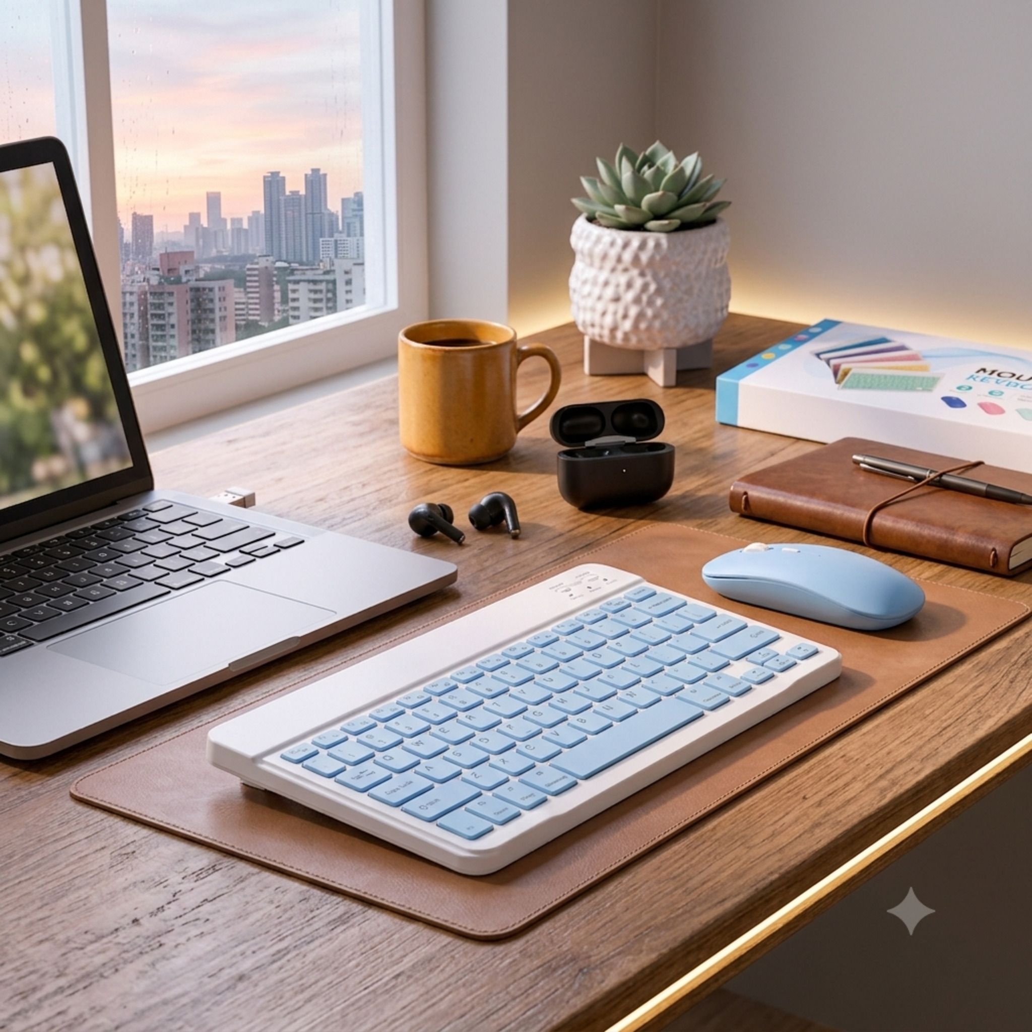 SATNAM Ultra Slim Keyboard and Mouse Kit | Noise-Free Keys Combo Set-picture-21