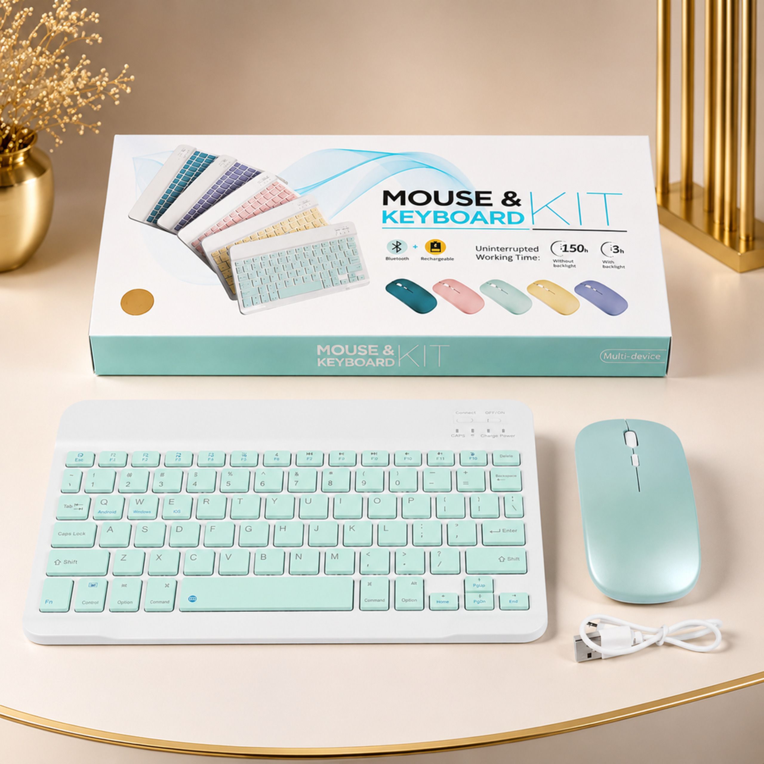 SATNAM Ultra Slim Keyboard and Mouse Combo | 2.4GHz Combo Set-picture-37