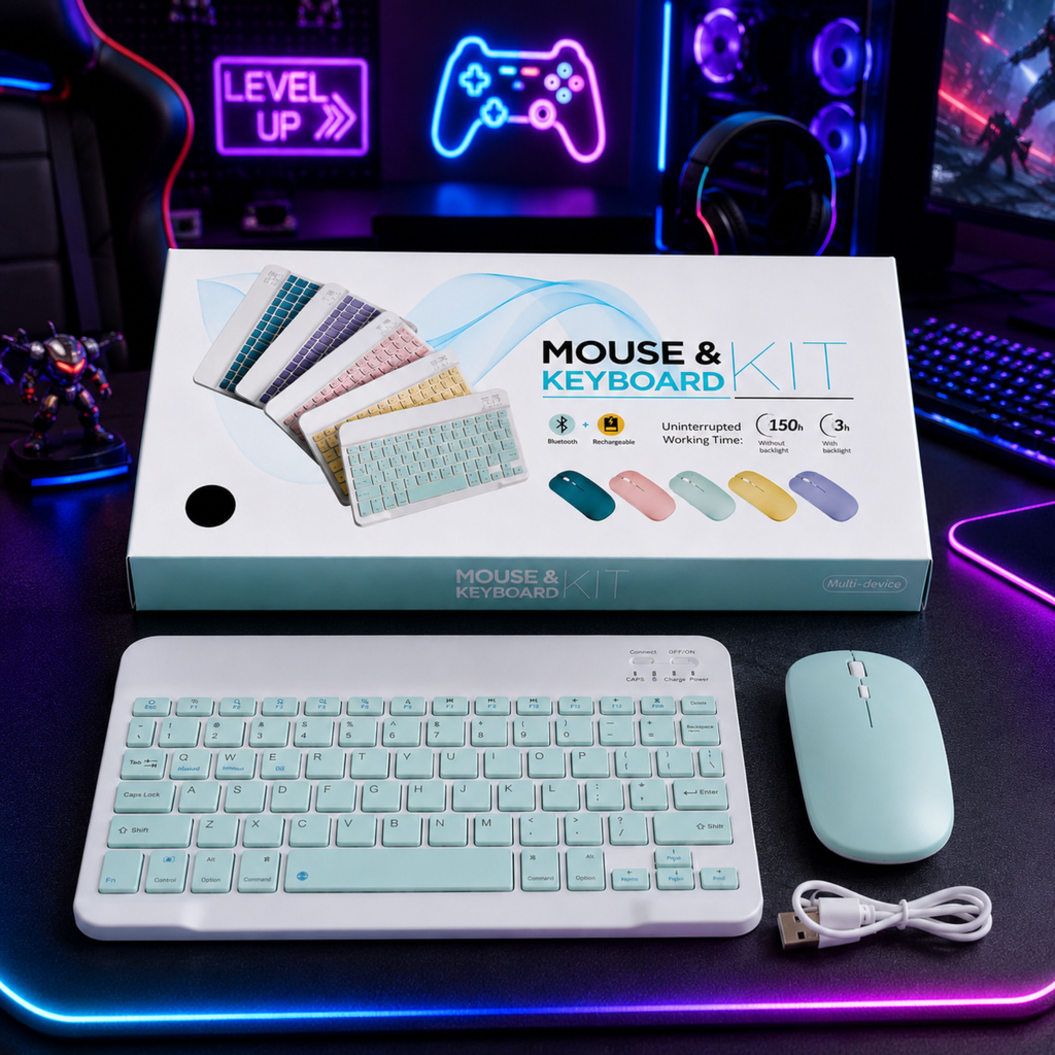 SATNAM Wireless Keyboard and Mouse Combo | Adjustable DPI Combo Set-picture-31