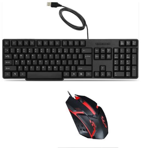 Adefex Wired Keyboard with Wired Gaming Mouse 1200 DPI Gaming Sensor 7 Million Clicks Combo Set-picture-18