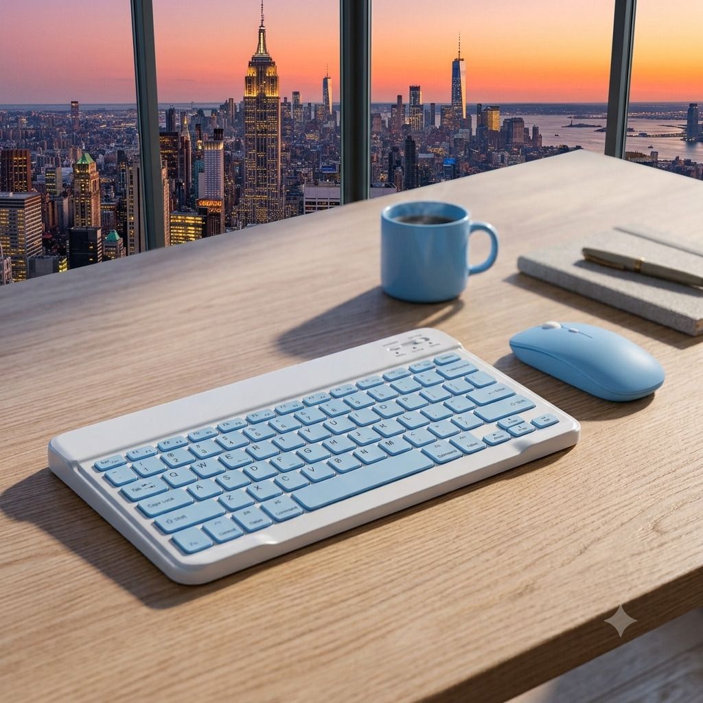 SATNAM Portable Keyboard and Mouse Combo | Energy Saving Combo Set-picture-25
