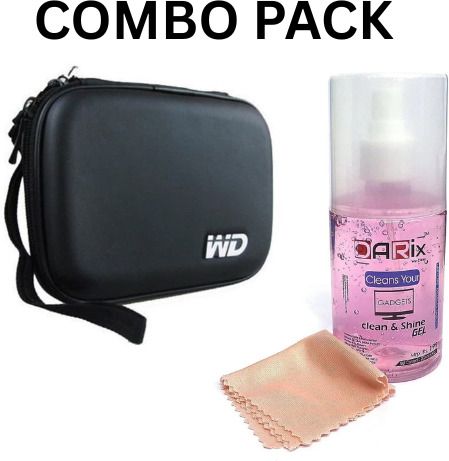 Divyanshi Collection Hard Drive Carry Case + Cleaning Kit Combo Combo Set-picture-19