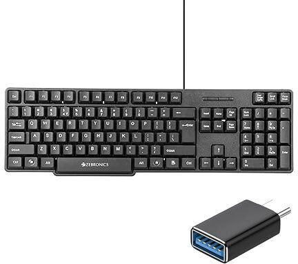 ZEBRONICS Wired Keyboard & C-OTG (Set of 2) Combo Set-picture-29
