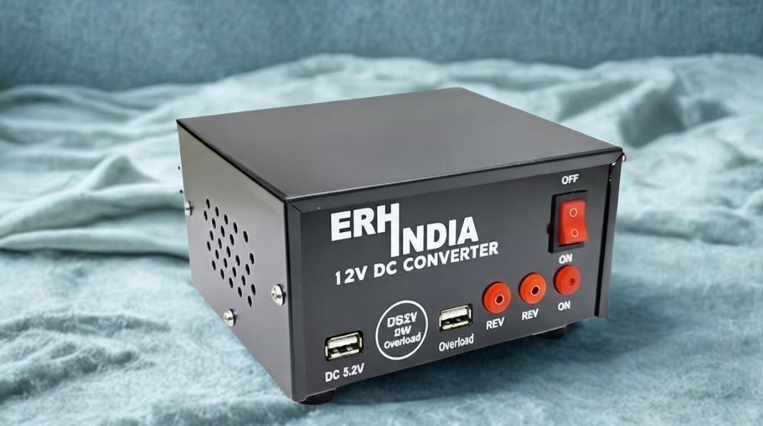 ERHIndia Mini Inverter 200 Watt 12V DC to 220v AC Solar Converter for CCTV LED TV Mobile Combo Set-image-37