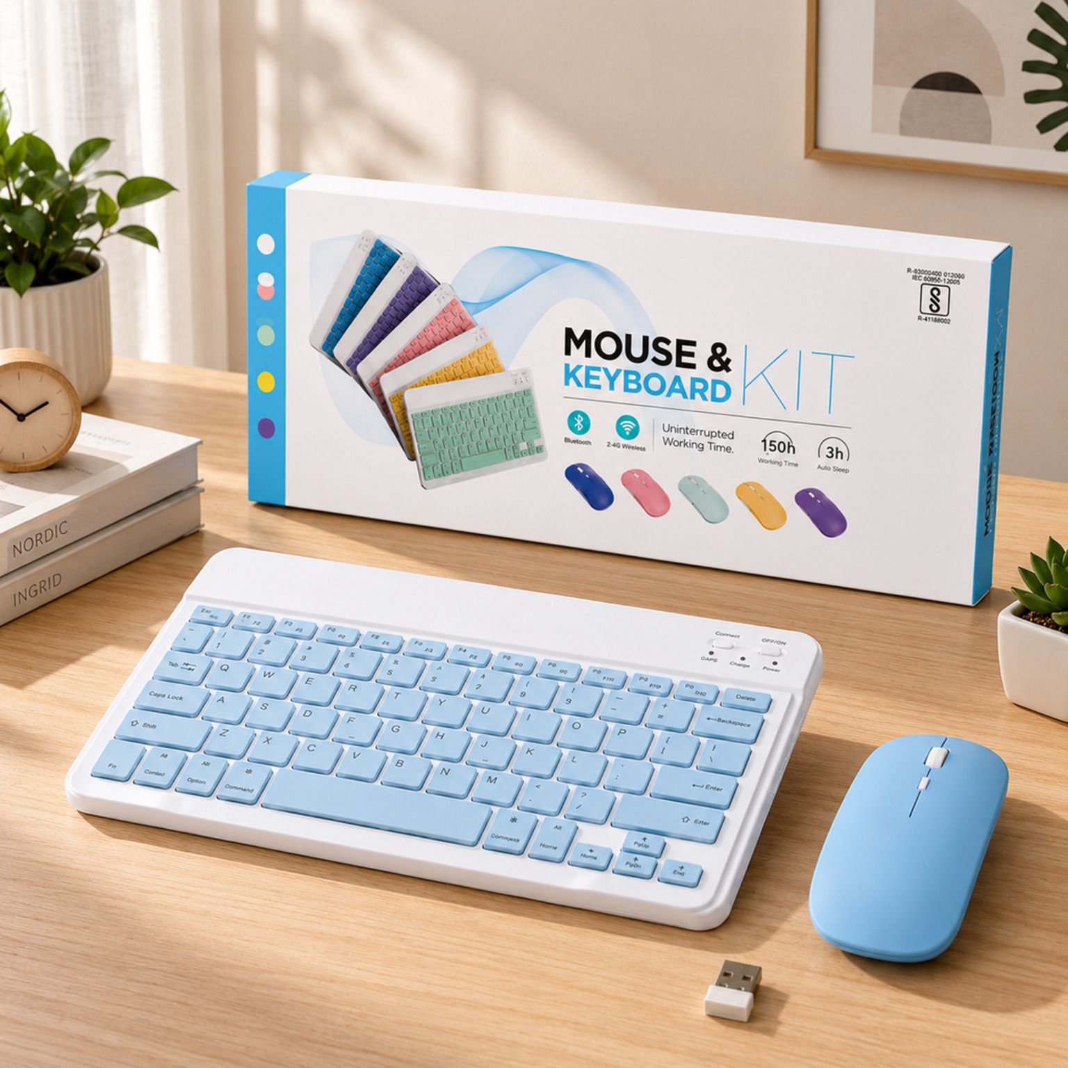 SATNAM Rechargeable Keyboard and Mouse Kit | for Windows Combo Set-picture-34