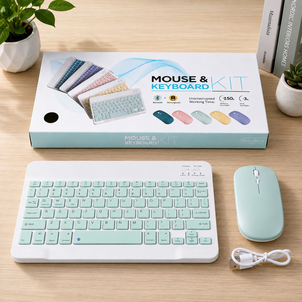SATNAM Portable Keyboard Mouse Combo | Slim Design Combo Set-picture-26