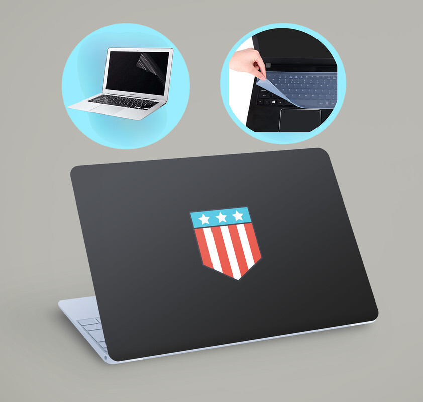 SDM 3in1 Combo 15.6 Inch 3m Laptop Skin, Screen Guard, Key Protector Combo505 Combo Set image 1