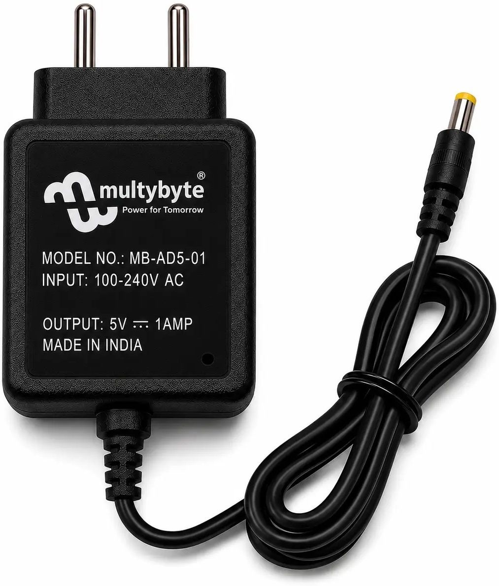 Multybyte 5V-1A DC Power Supply Adapter | AC to DC 5 W Adapter-image-24