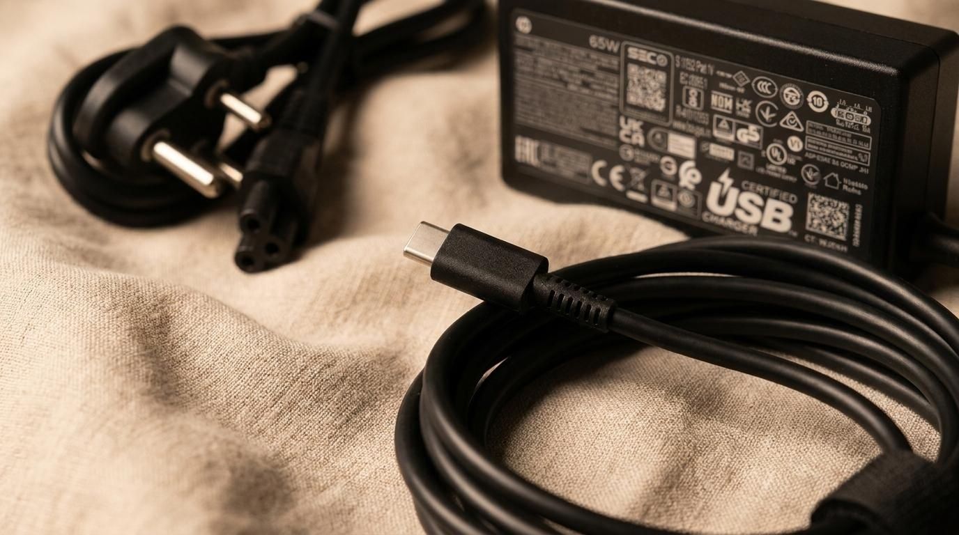 HP USB-C 65W Fast Charging Adapter for Spectre X360 13 and Spectre X2 65 W Adapter-picture-10