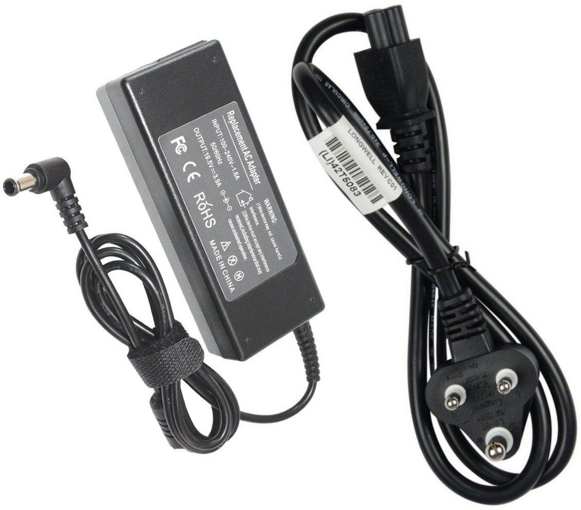 Laplogix 75W 19.5V 3.9A Pin Size 6.5X4.4MM Charger Designed For Sony VAIO VPCEB34EN 75 W Adapter-image-42