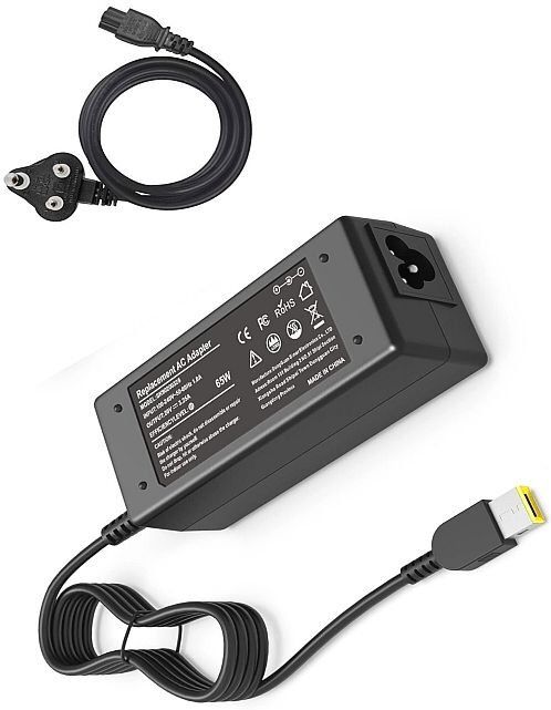 Regatech Compatible with Lenovo Flex 2 15D, Flex 2 Pro 20V 3.25A USB Square Pin 65 W Adapter-image-42