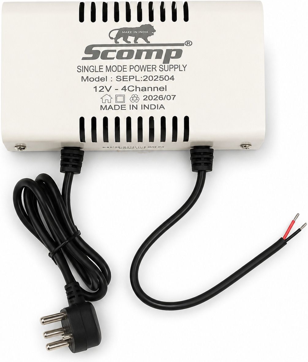 Scomp 4 Channel Camera 90 Watts Server PSU with 4 SATA Cables-image-7