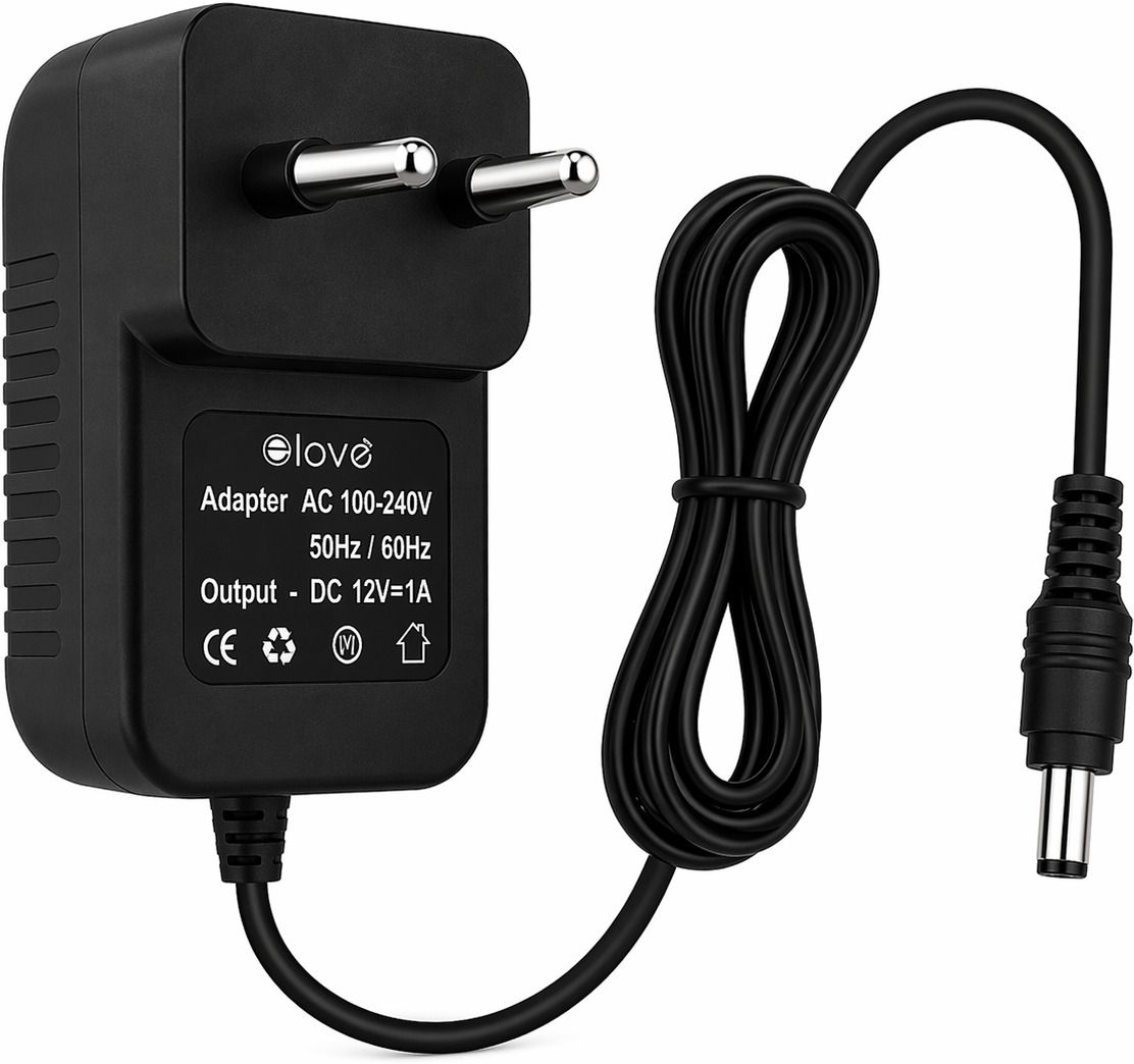 ELOVE 12V 1AMP DC Power Adapter, SMPS for LCD Monitor, TV, LED Strip, CCTV Camera 12 W Adapter-image-15
