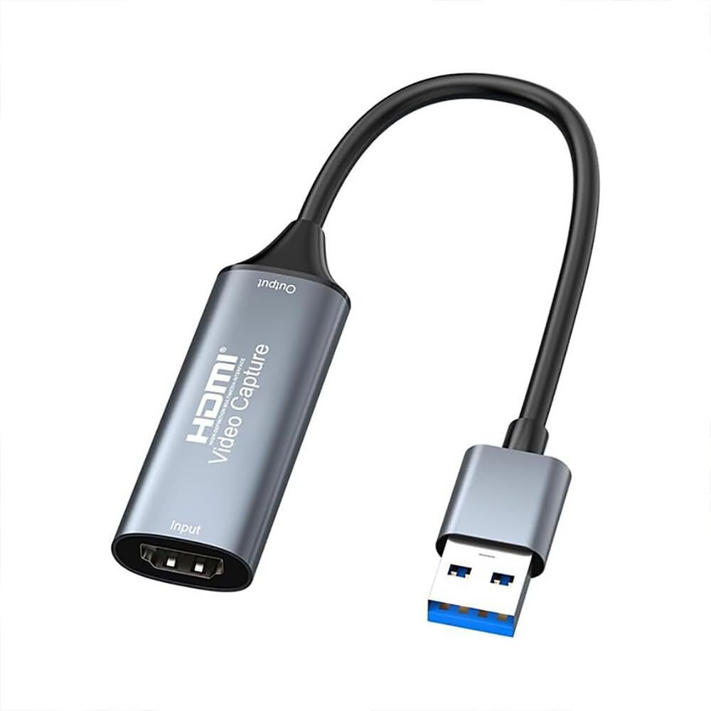 Tobo HDMI Cable 0.05 m 4K HDMI Video Game Capture Card, HDMI to USB 3.0 1080P Game Capture Card, Audio Video Capture Recorder Device for Gaming Teaching Conference Broadcasting (USB3.0-HD4K)-image-3