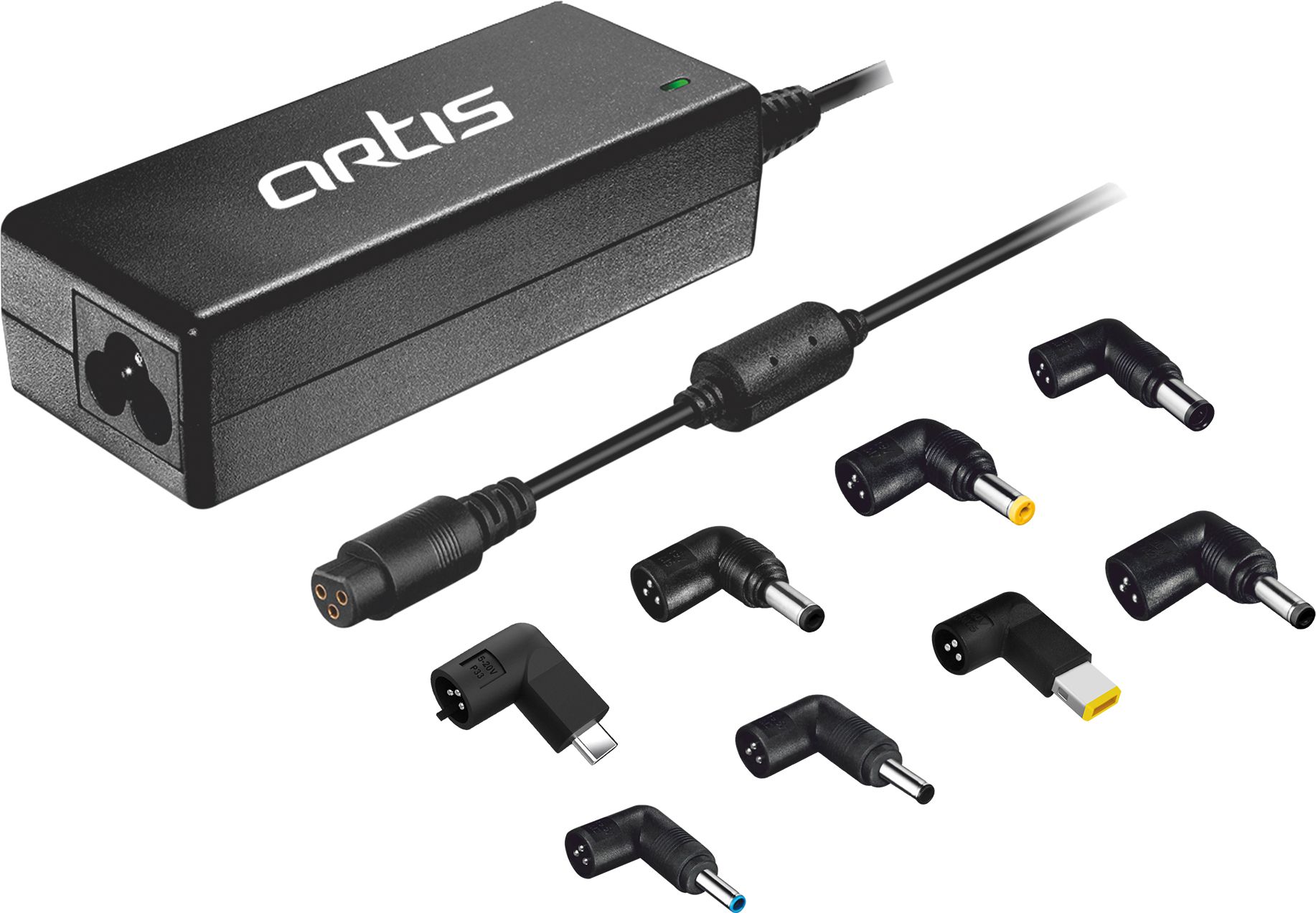 artis PS-U-65W Universal Laptop Adapter with 8 pins 65 W Adapter-image-3