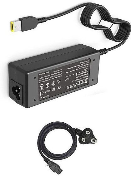 Regatech Compatible with Lenovo B50-30, B50-30 80ES 20V 3.25A USB Square Pin 65 W Adapter-image-28