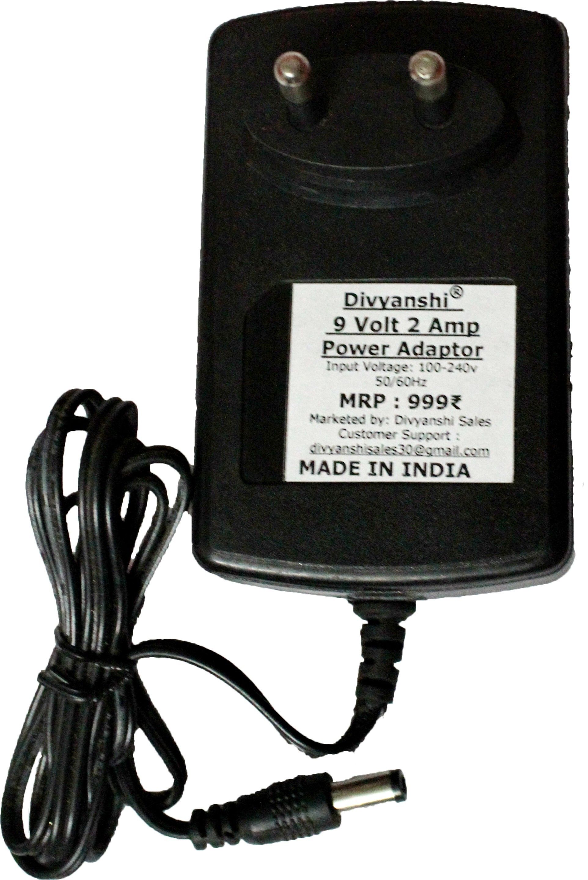 Divyanshi 9 Volt 2 Amp SMPS Power Adapter DC for Setup Box, Broadband, Routers, NVR, DTH 18 W Adapter-image-46
