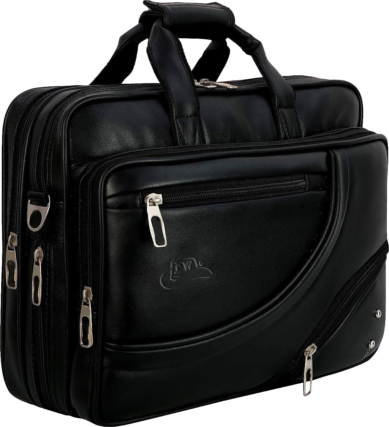 leather world 16 inch Expandable Laptop Messenger Bag-picture-14