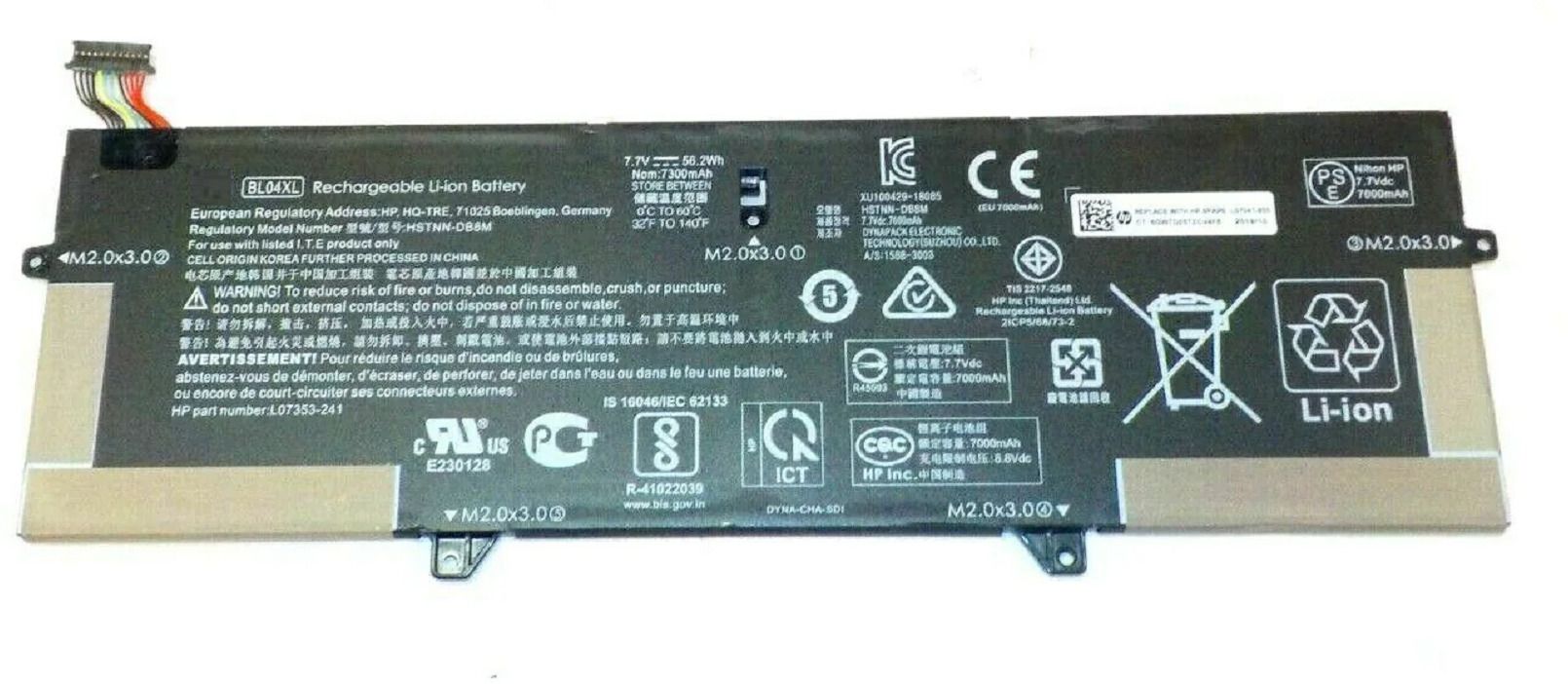 SOLUTIONS-365 BL04XL Compatible battery for HP Elitebook x360 1040 G5 4 Cell Laptop Battery-image-44