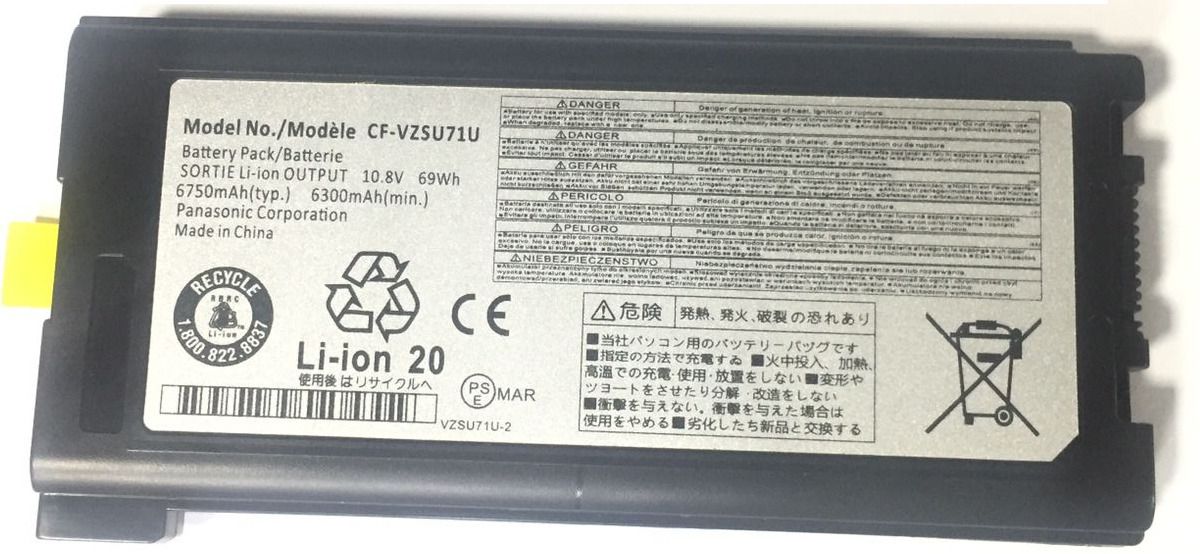 SOLUTIONS-365 COMPATIBLE CF-VZSU72U BATTERY FOR PANASONIC TOUGHBOOK CF-30, CF-53, CF-31 SERIES 6 Cell Laptop Battery-image-43