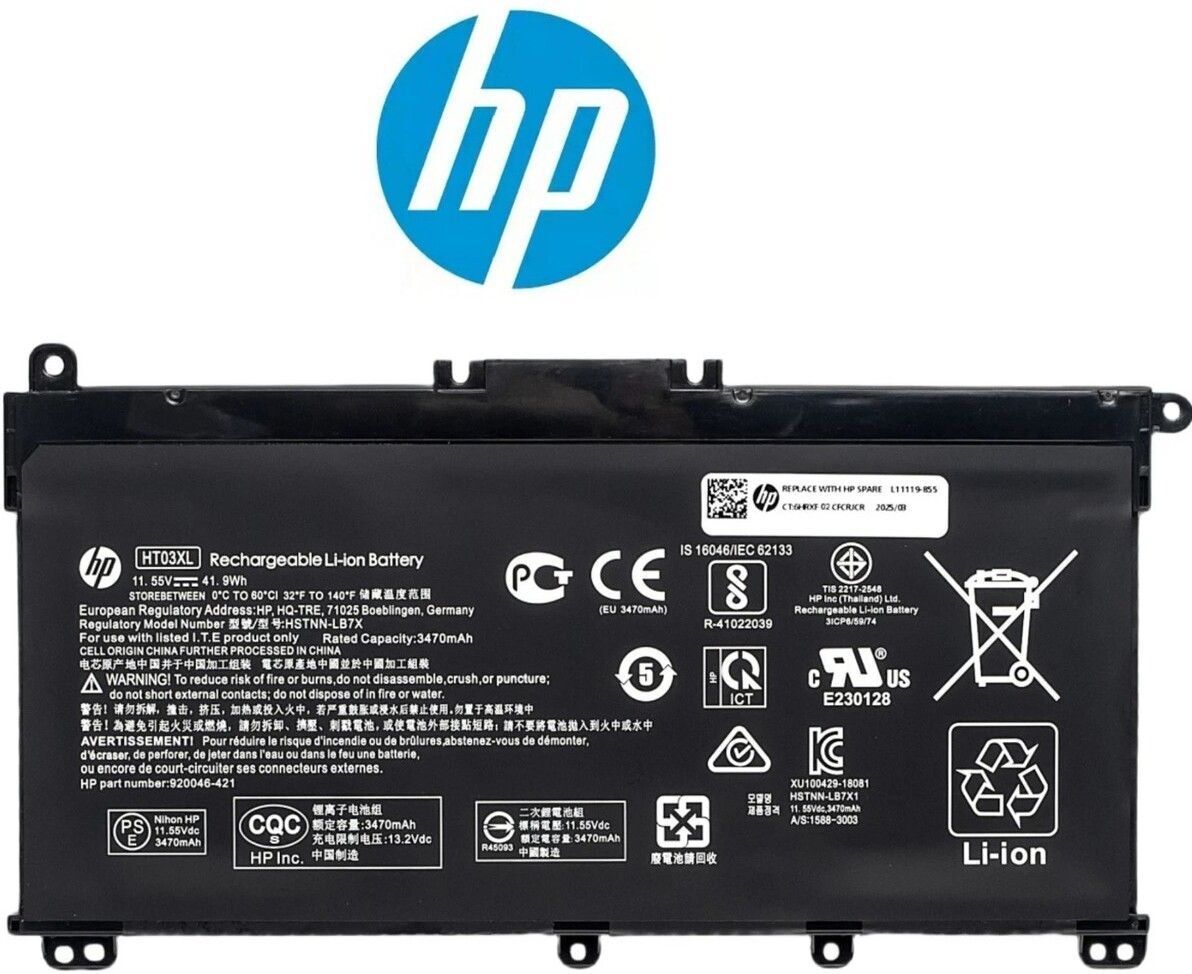 HP HT03XL FOR Pavilion X360 14-DH0000 14M-DH0000 Series: 14-DH2671CL 14-DH1021NR 14M-DH0001DX 14-DH1010LA 14M-DH1003DX 3 Cell Laptop Battery-image-21