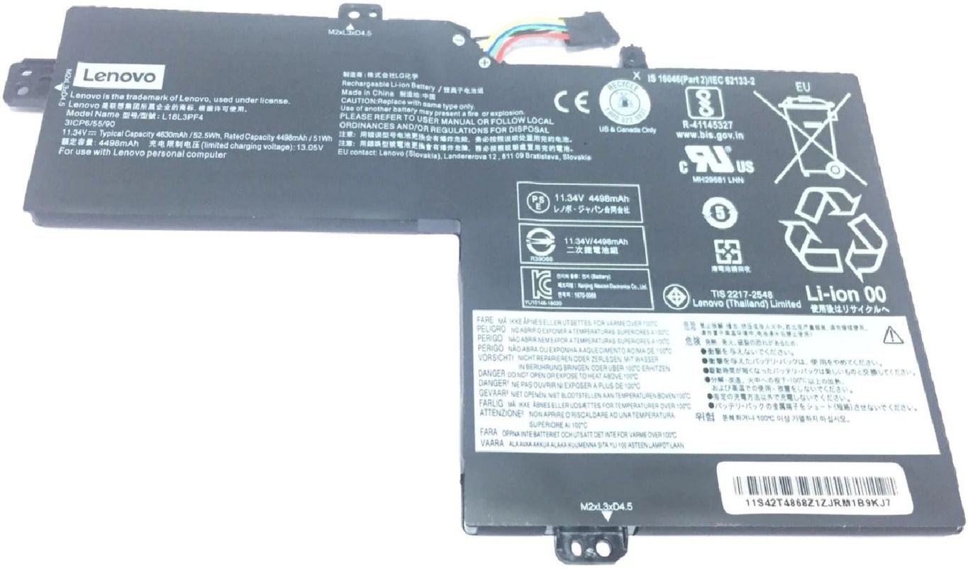 Lenovo L18M3PF8 L18L3PF4 L18L3PF8 Laptop Battery for IdeaPad S540-15IWL S540-15IML | 11.4V 52.5Wh 4610mAh 3-Cell Internal Battery 3 Cell Laptop Battery-image-32